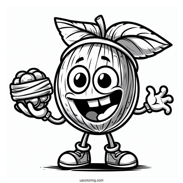 Simple Wall-Nut Character To Color