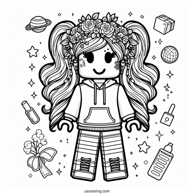 Roblox Character Skin Coloring For Kids