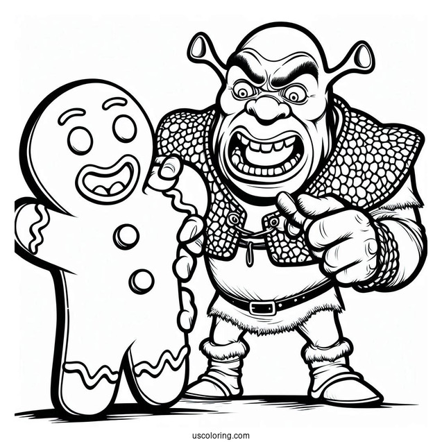 Lord Farguaad Tormenting Gingerbread Man