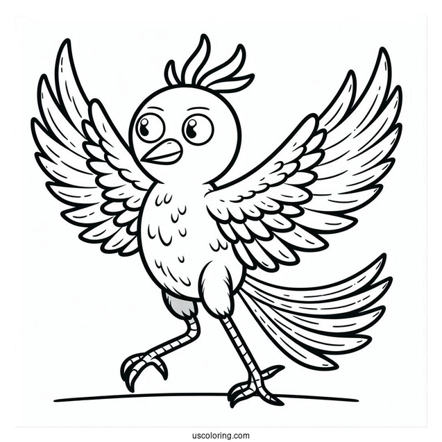 Birdperson From Rick And Morty To Color