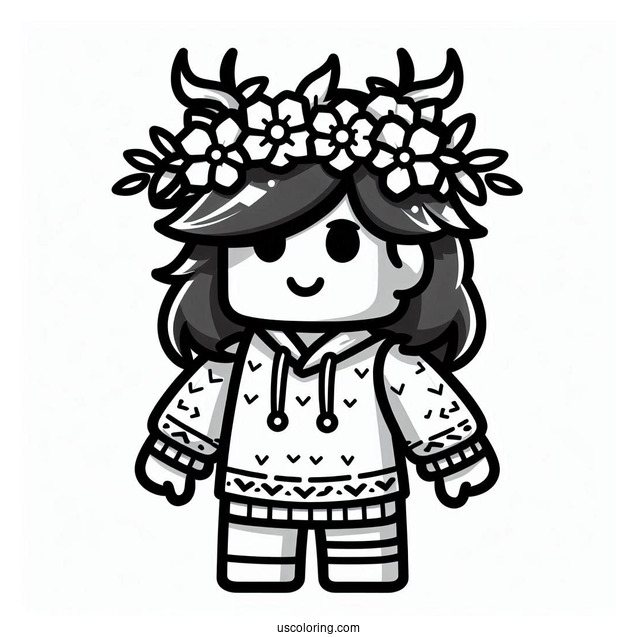 Roblox Character Skin Coloring For Kids