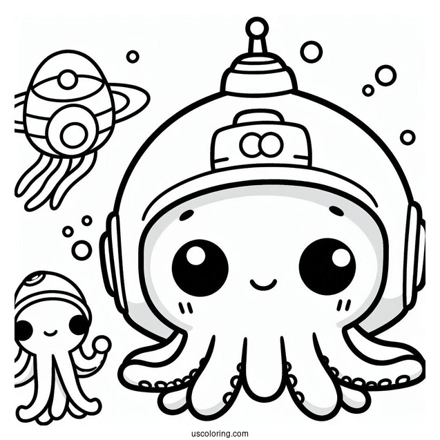 Octonauts Coloring Page Octopod