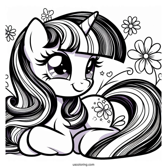 Smiling Twilight Sparkle from My Little Pony