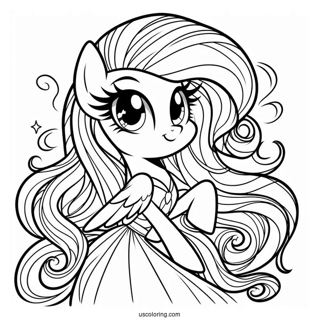 Equestria Girls Rarity Coloring Page With Rainbow Dash