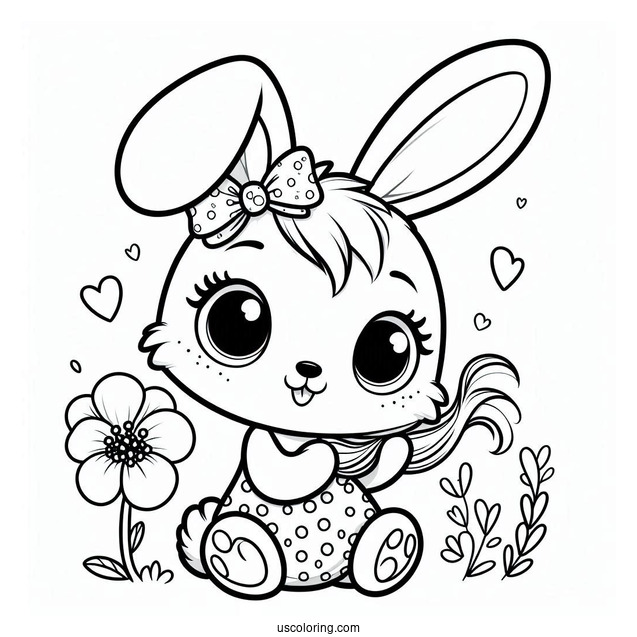 Poppy Playtime Coloring Page Of Bunzo Bunny