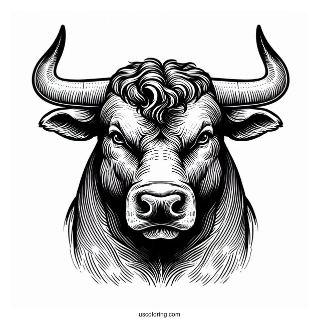 Front View Of Big Bull