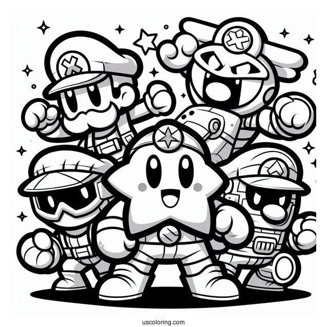 Full Page Brawl Stars Coloring Page Poster