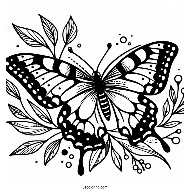 Easy Swallowtail Butterfly For Kids