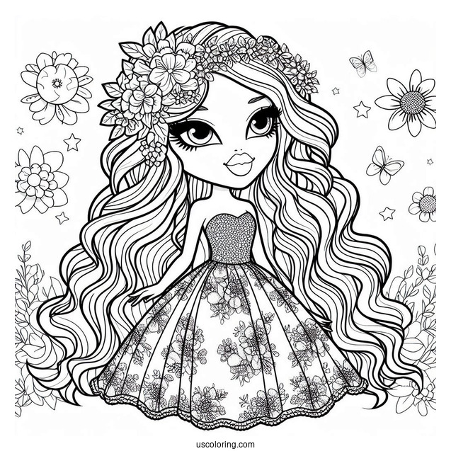 Bratz Raya In Floral Dress
