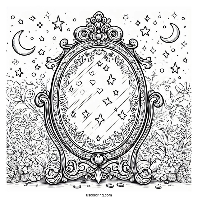 Magic Mirror From Shrek To Color