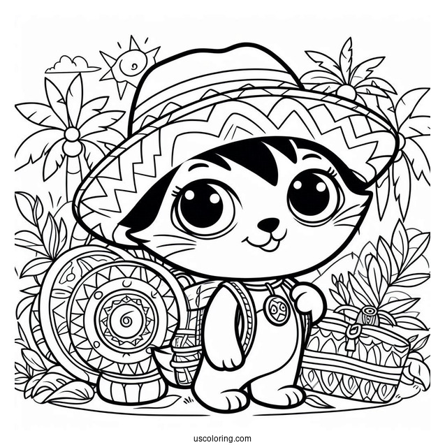 Tico Coloring Page For Kids