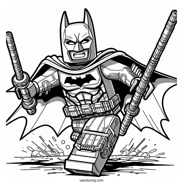 Lego Batman Movie Coloring Sheet