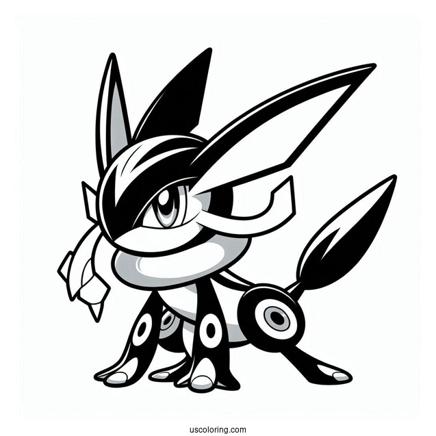 Greninja Pokemon To Color