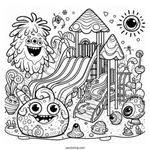 My Singing Monsters Coloring Page Of Playground