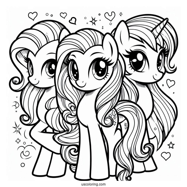 Equestria Girls Pinkie Pie, Twilight Sparkle, and Rainbow Dash