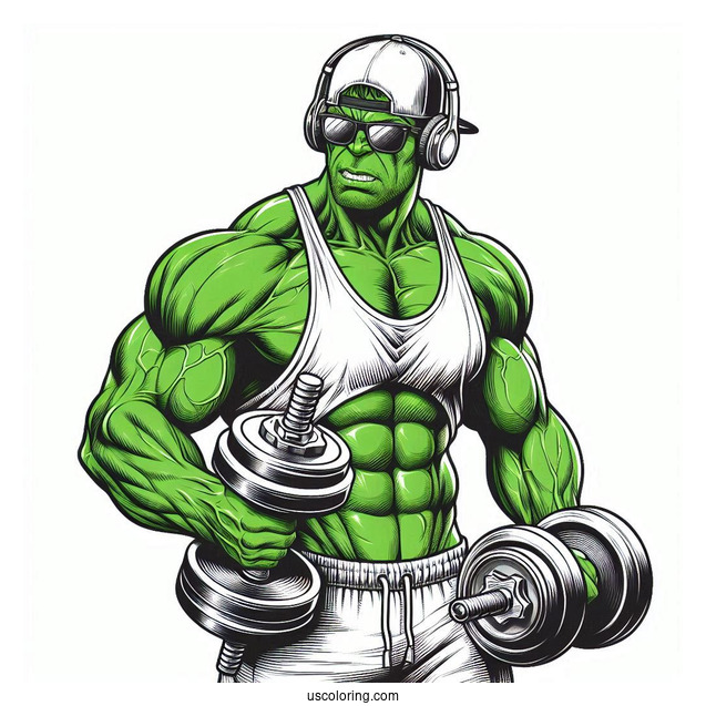 She Hulk Funko Pop Toy Coloring In