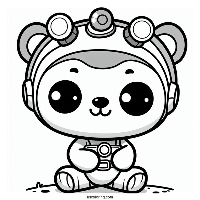 Octonauts Coloring Page Of Cute Kwazii For Preschoolers