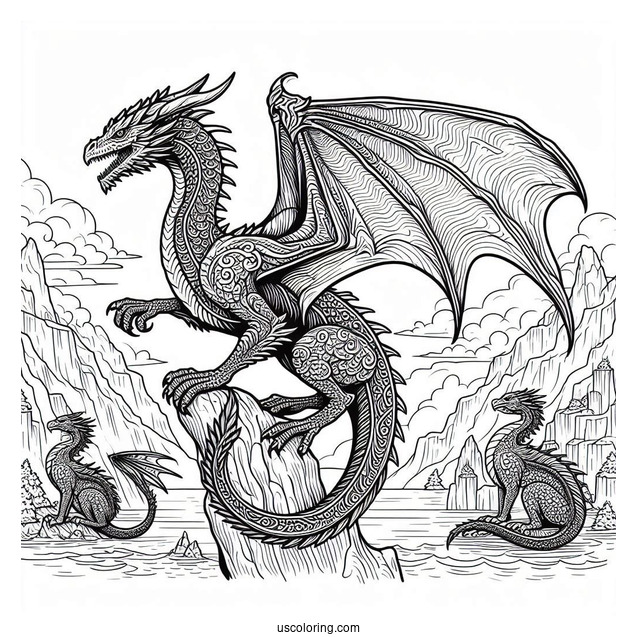 Game Of Thrones Dragon To Color