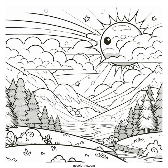 Simple Coloring Sheet Of Sky From Paw Patrol