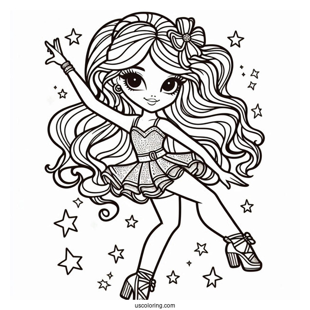 Line Dancer From Dance Club