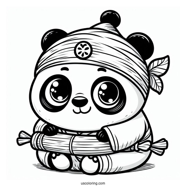 Baby Po From Kung Fu Panda To Color_
