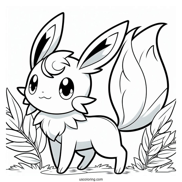 Full Page Pokemon Coloring Page