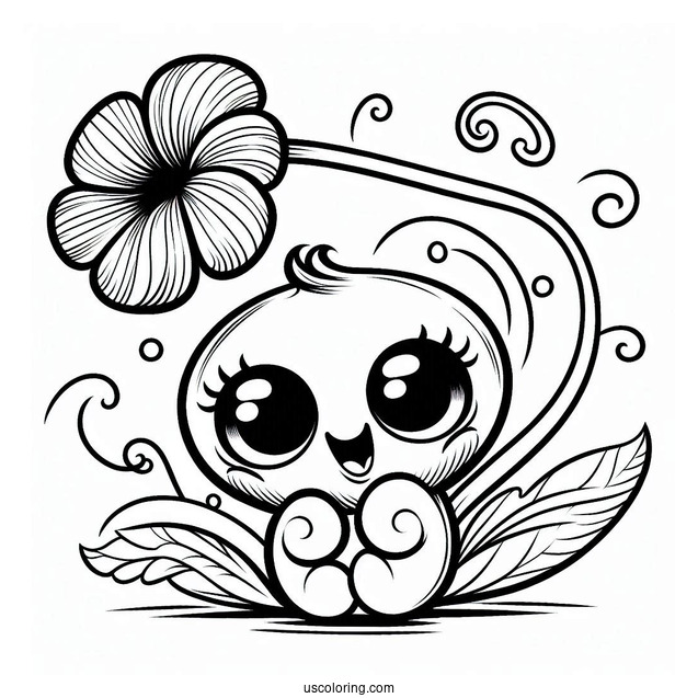 Poppy Playtime Coloring Page Of Frightening Huggy Wuggy