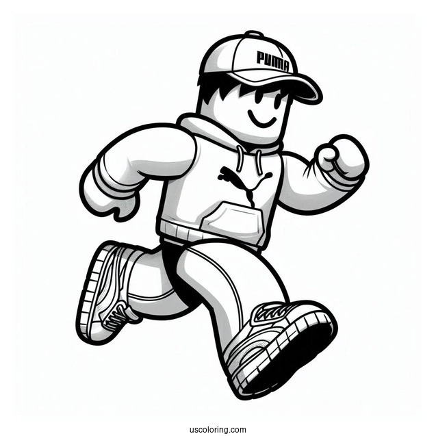 Roblox Character Running Wearing Puma