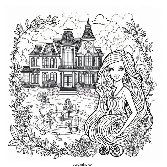 Barbie At The Dream House Mansion