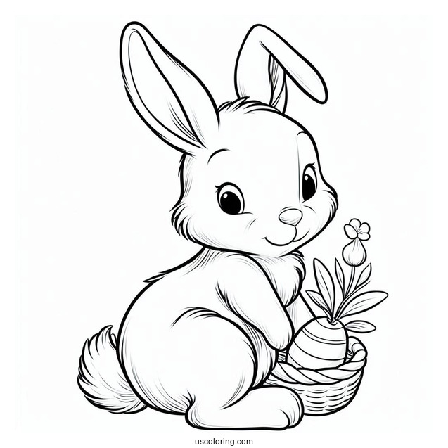 Rabbit From Winnie the Pooh To Color