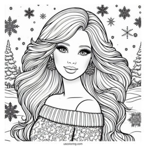 Barbie In The Snow
