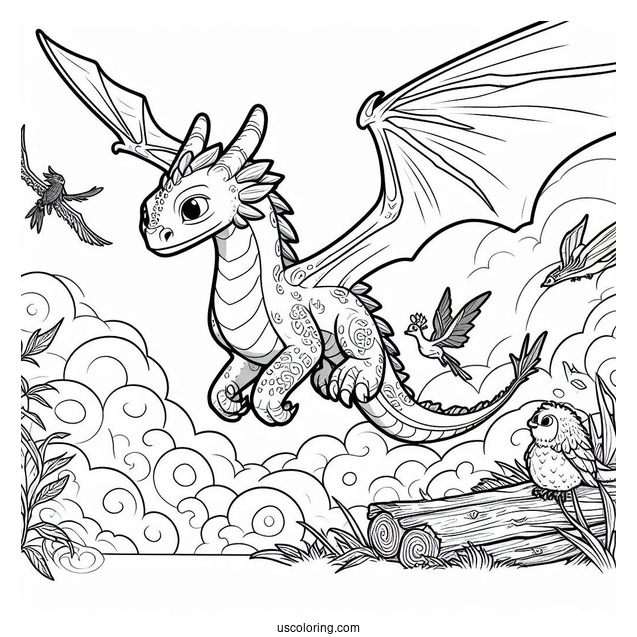 Raya And The Last Dragon Coloring Page Poster