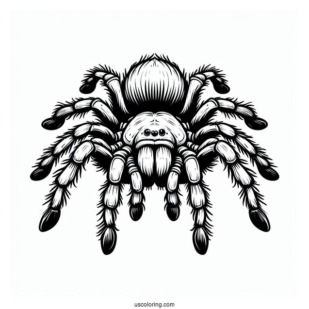 Tarantula Coloring Page