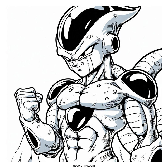 Frieza Coloring Sheet