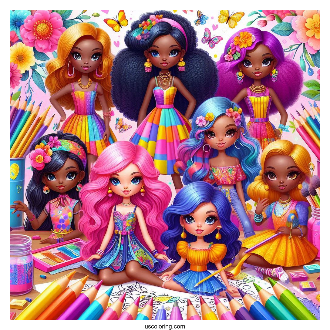 Bratz Coloring Pages Featured Image