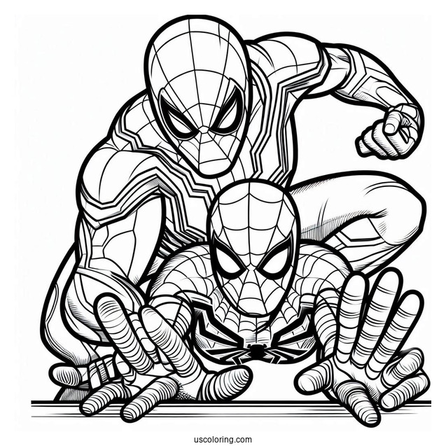 Spider-Man And Iron Man Working Together