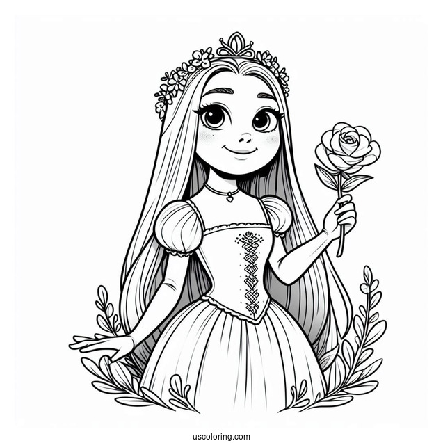 Princess Fiona Coloring Page