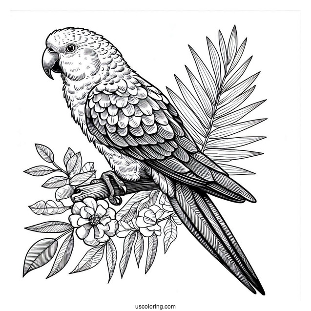 Senegal Parrot To Color