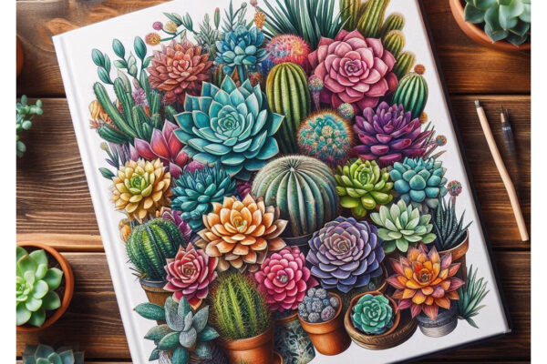succulent coloring pages featured image