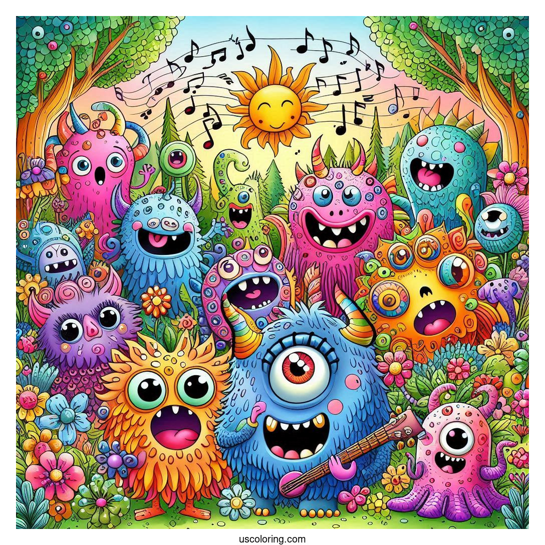 My Singing Monsters Coloring Pages Featured Image