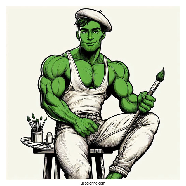 Hulk And Thor Coloring Page