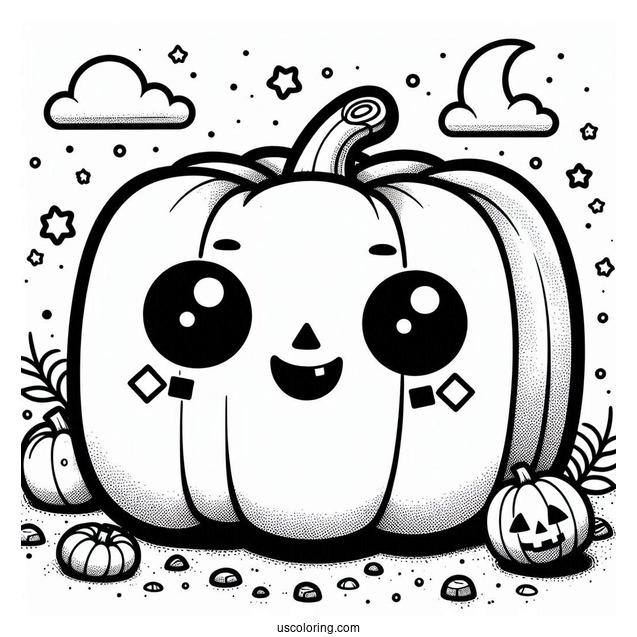 Spookley The Square Pumpkin Coloring Page For Kids