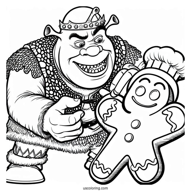 Lord Farguaad Tormenting Gingerbread Man