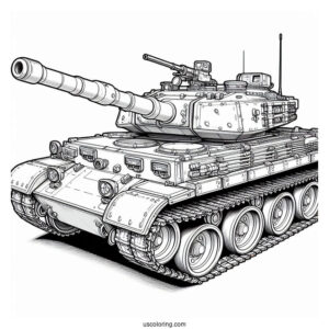 Simple Outline of Tamiya Tank