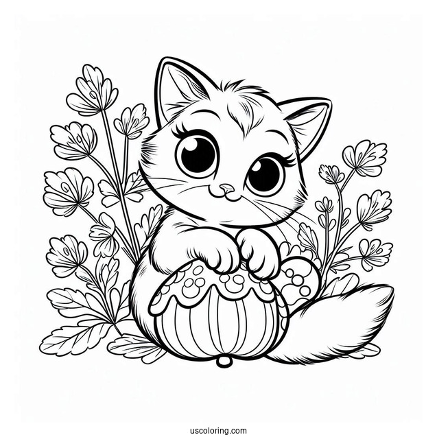 Poppy Playtime Coloring Page Of Catnip From Poppy Playtime