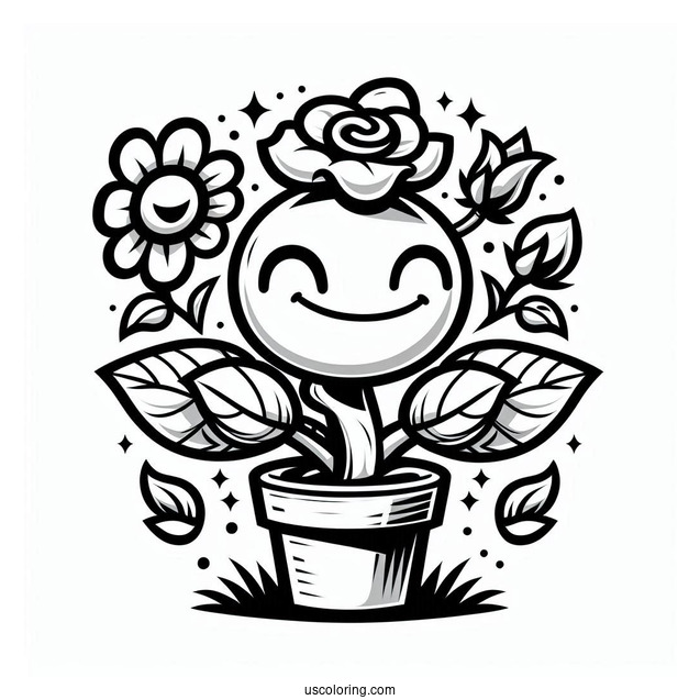 Plants Vs Zombies Logo To Color For Kids