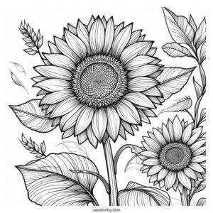 Big Petal Sunflower