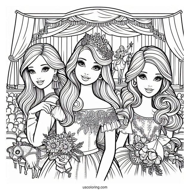 Barbie Movie Coloring page 2