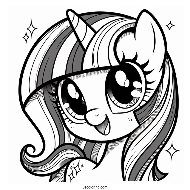 Smiling Twilight Sparkle from My Little Pony