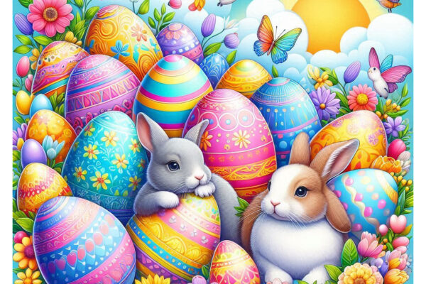 easter coloring pages featured image